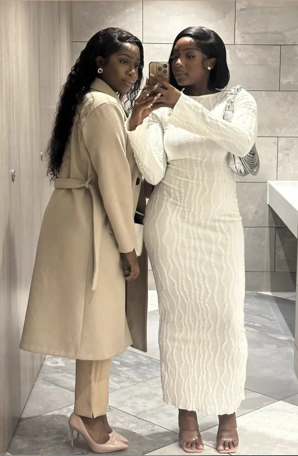 Martha and Chloe, the sisters who founded Nylux Events Ltd