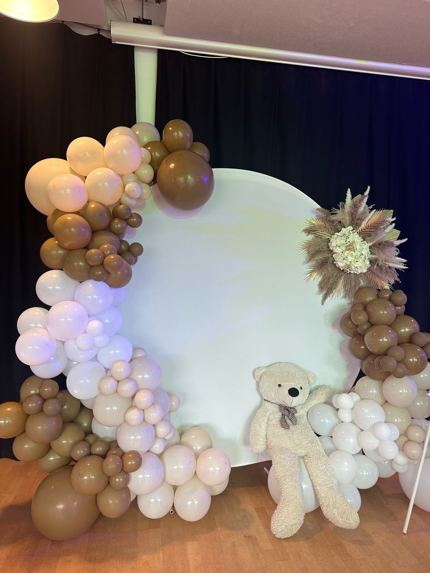 Balloon Arches; event styling by Nylux Events Ltd